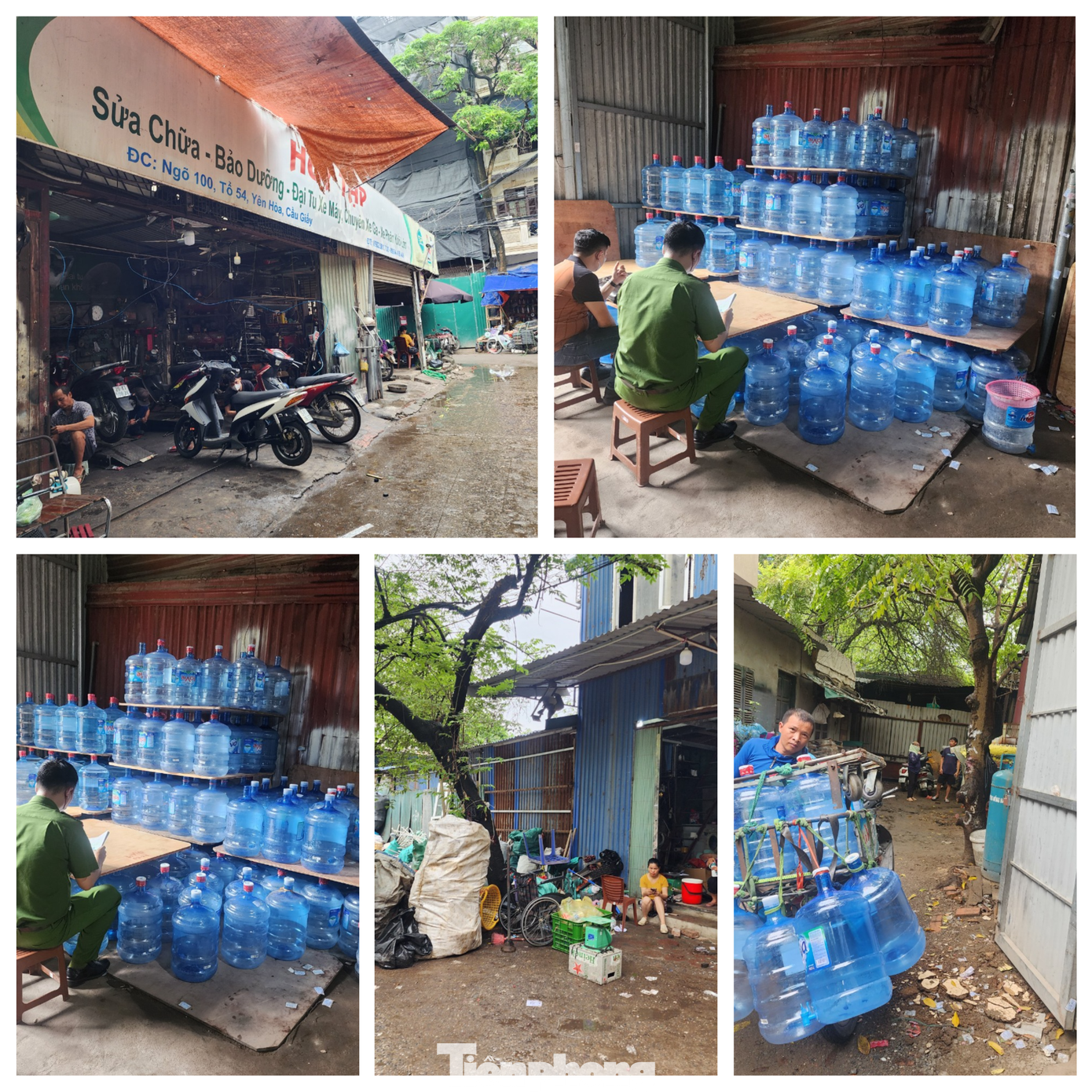 Ngoài ra, trên ô đất C4 còn nhiều cơ sở nhà ở kết hợp kinh doanh. Ví như, 2 cơ sở thu mua phế liệu, 2 đại lý nước đóng bình, cơ sở gỗ, kho hàng, nhôm kính, sửa chữa xe máy... nguy cơ cháy nổ rất cao. Ông Đặng Thìn Chín, Phó Chủ tịch UBND phường Yên Hòa cho biết, quá trình kiểm tra phát hiện sẽ xử lý theo quy định. Trường hợp quá thẩm quyền, UBND phường sẽ báo cáo lên UBND quận để có hướng xử lý. Ngoài ra, trên ô đất C4 còn nhiều cơ sở nhà ở kết hợp kinh doanh. Ví như, 2 cơ sở thu mua phế liệu, 2 đại lý nước đóng bình, cơ sở gỗ, kho hàng, nhôm kính, sửa chữa xe máy... nguy cơ cháy nổ rất cao. Ông Đặng Thìn Chín, Phó Chủ tịch UBND phường Yên Hòa cho biết, quá trình kiểm tra phát hiện sẽ xử lý theo quy định. Trường hợp quá thẩm quyền, UBND phường sẽ báo cáo lên UBND quận để có hướng xử lý.