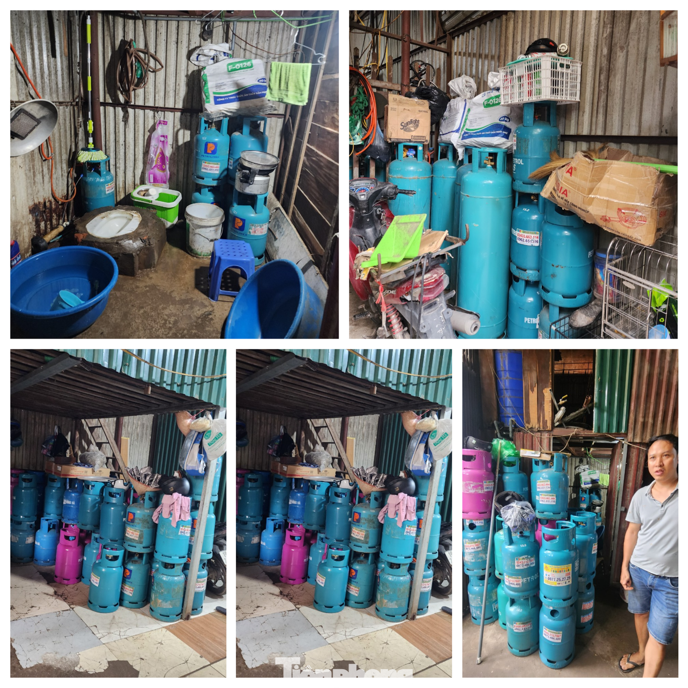 Đại lý gas không phép hoạt động trên ô đất đã vài tháng qua. Đoàn liên ngành đã lập biên bản và xử lý theo quy định đồng thời yêu cầu cơ sở di dời. Chủ cơ sở cam kết trong ngày 10/6 sẽ di chuyển toàn bộ số gas đi nơi khác. Đại lý gas không phép hoạt động trên ô đất đã vài tháng qua. Đoàn liên ngành đã lập biên bản và xử lý theo quy định đồng thời yêu cầu cơ sở di dời. Chủ cơ sở cam kết trong ngày 10/6 sẽ di chuyển toàn bộ số gas đi nơi khác.