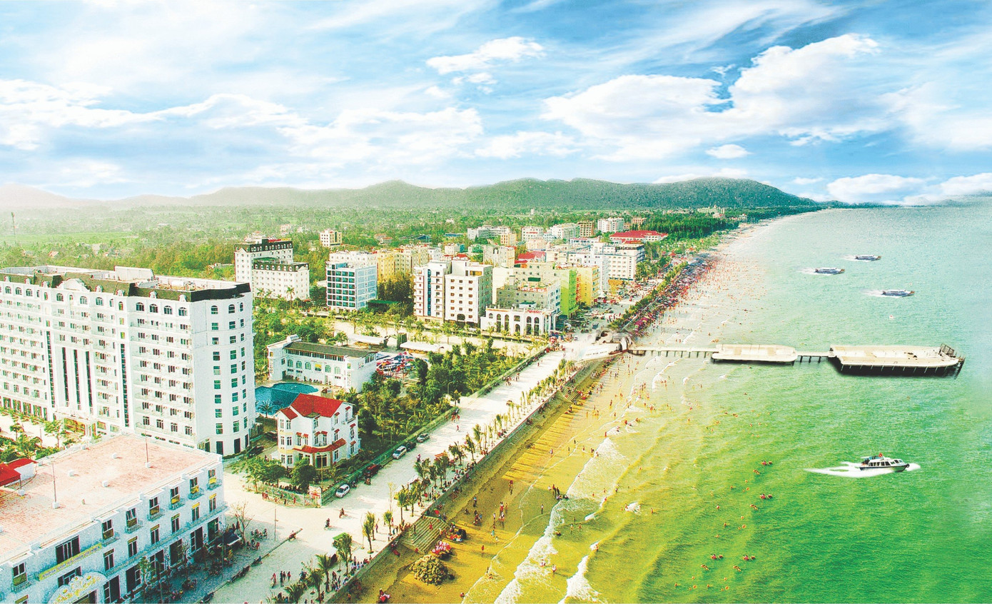 Đường về biển Hải Tiến, huyện Hoằng Hoá, Thanh Hoá