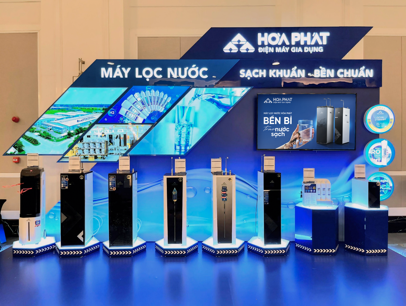 Kế thừa hơn 30 năm kinh nghiệm sản xuất công nghiệp của Tập đoàn, máy lọc nước Hoà Phát có chất lượng và độ bền ưu việt cùng mức giá dễ tiếp cận với đa số người dùng