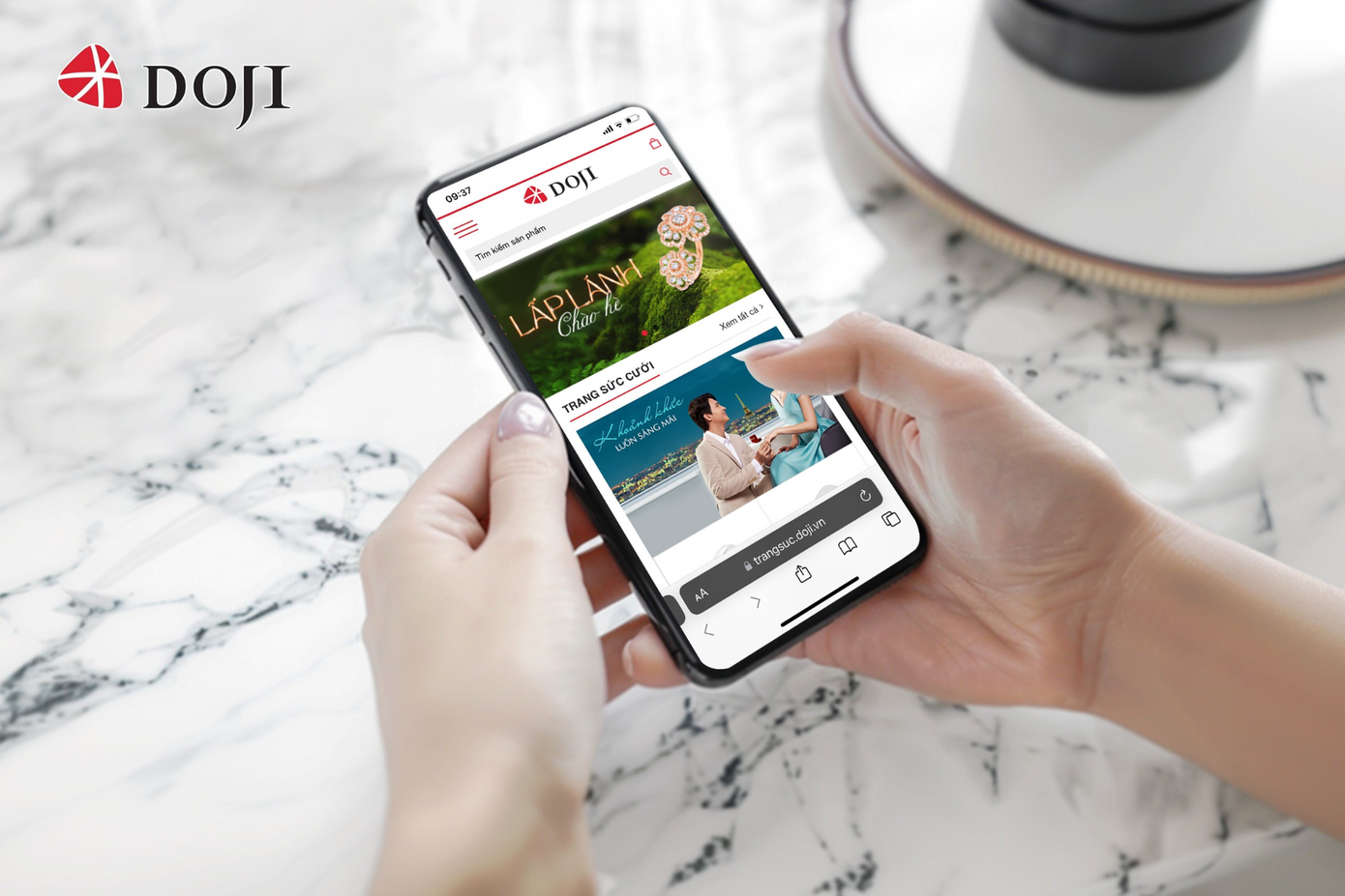 DOJI phát triển kênh thương mại điện tử thúc đẩy hành vi mua hàng online