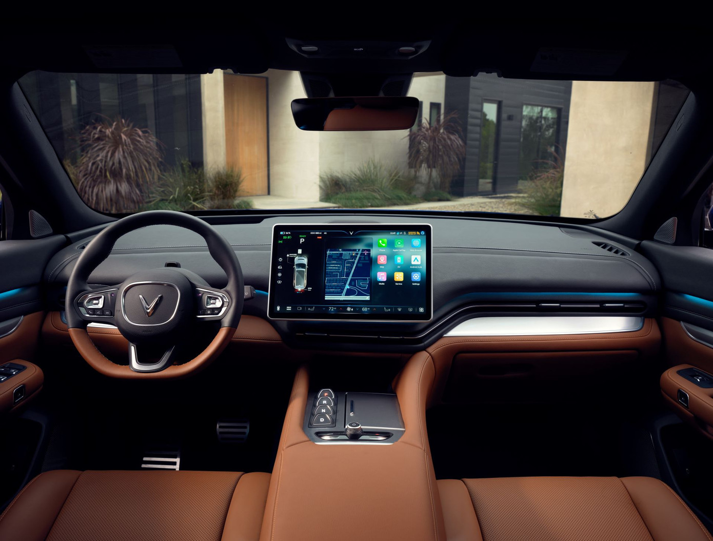 Khoang cabin của VF 9 nâng tầm trải nghiệm lái đẳng cấp.