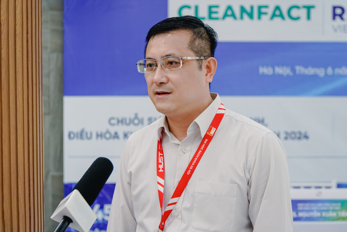 PGS.TS. Nguyễn Việt Dũng, Phó chủ tịch Hội Khoa học kỹ thuật Lạnh và Điều hoà không khí Việt Nam, Phó hiệu trưởng Trường Cơ khí, Đại Học Bách khoa Hà Nội chia sẻ tại sự kiện ra mắt chuỗi sự kiện.