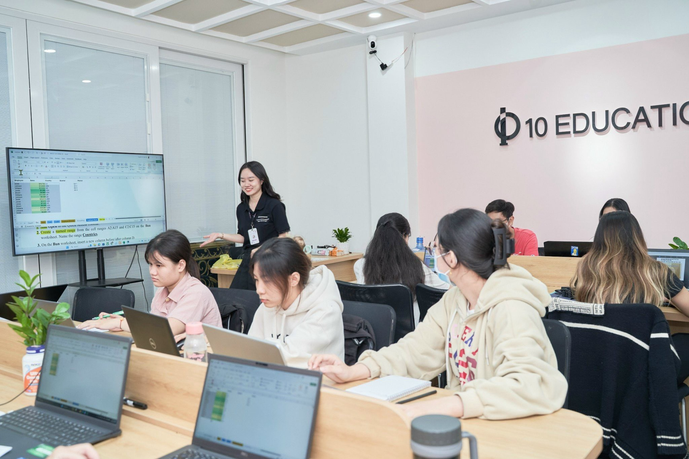 Không gian lớp học hiện đại và thân thiện tại 10 Education (Ảnh: 10 Education).