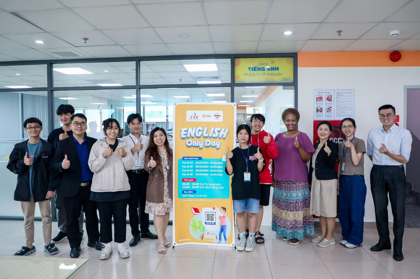 UEF không ngừng đa dạng hóa các hoạt động giao lưu, bồi dưỡng tiếng Anh ngoại khóa cho sinh viên UEF không ngừng đa dạng hóa các hoạt động giao lưu, bồi dưỡng tiếng Anh ngoại khóa cho sinh viên