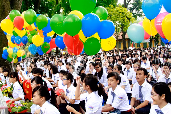 Nhiều gam màu tươi sáng trong ngày tựu trường