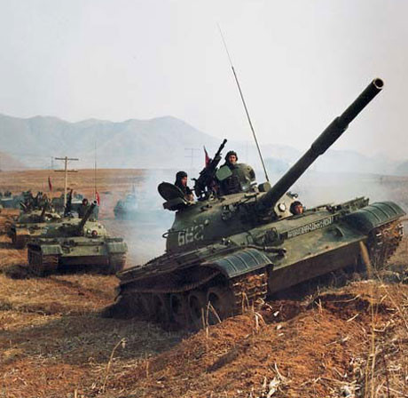 Xe tăng chiến đấu chủ lực T-62 của Triều Tiên. Xe tăng chiến đấu chủ lực T-62 của Triều Tiên