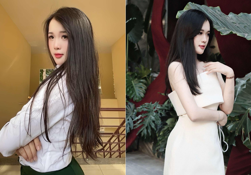 Nhan sắc đời thường của nữ chiến sĩ.