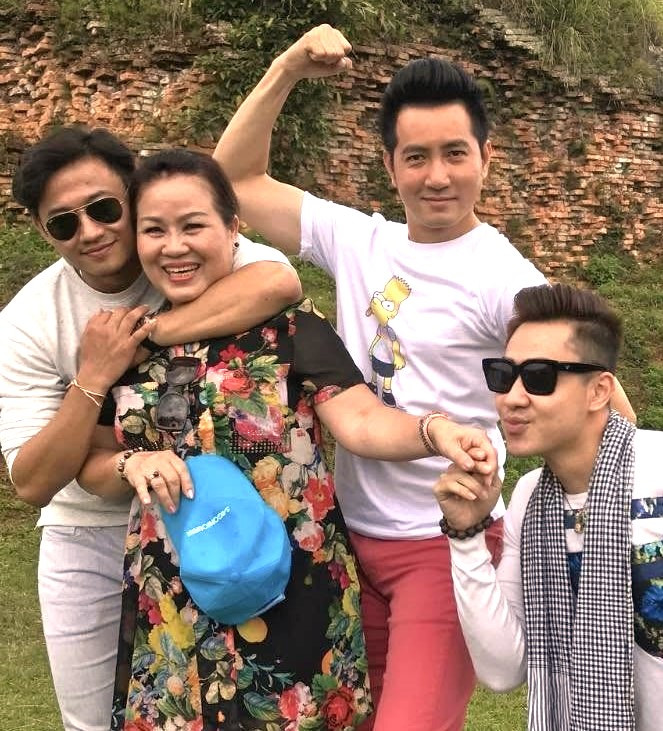 Quý Bình và nữ nghệ sĩ Quỳnh Liên