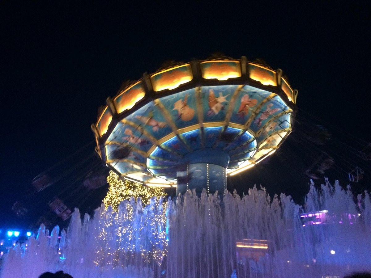 Công viên vào ban đêm trông rất ma mị và cuốn hút. (Nguồn ảnh: Tripadvisor)