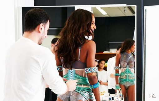 Dàn thiên thần chân dài nô nức đi thử nội y trước show diễn đình đám ảnh 6