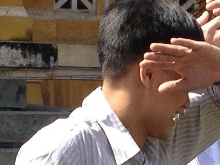 Bị cáo Nguyễn Văn Hoài trong phiên tòa