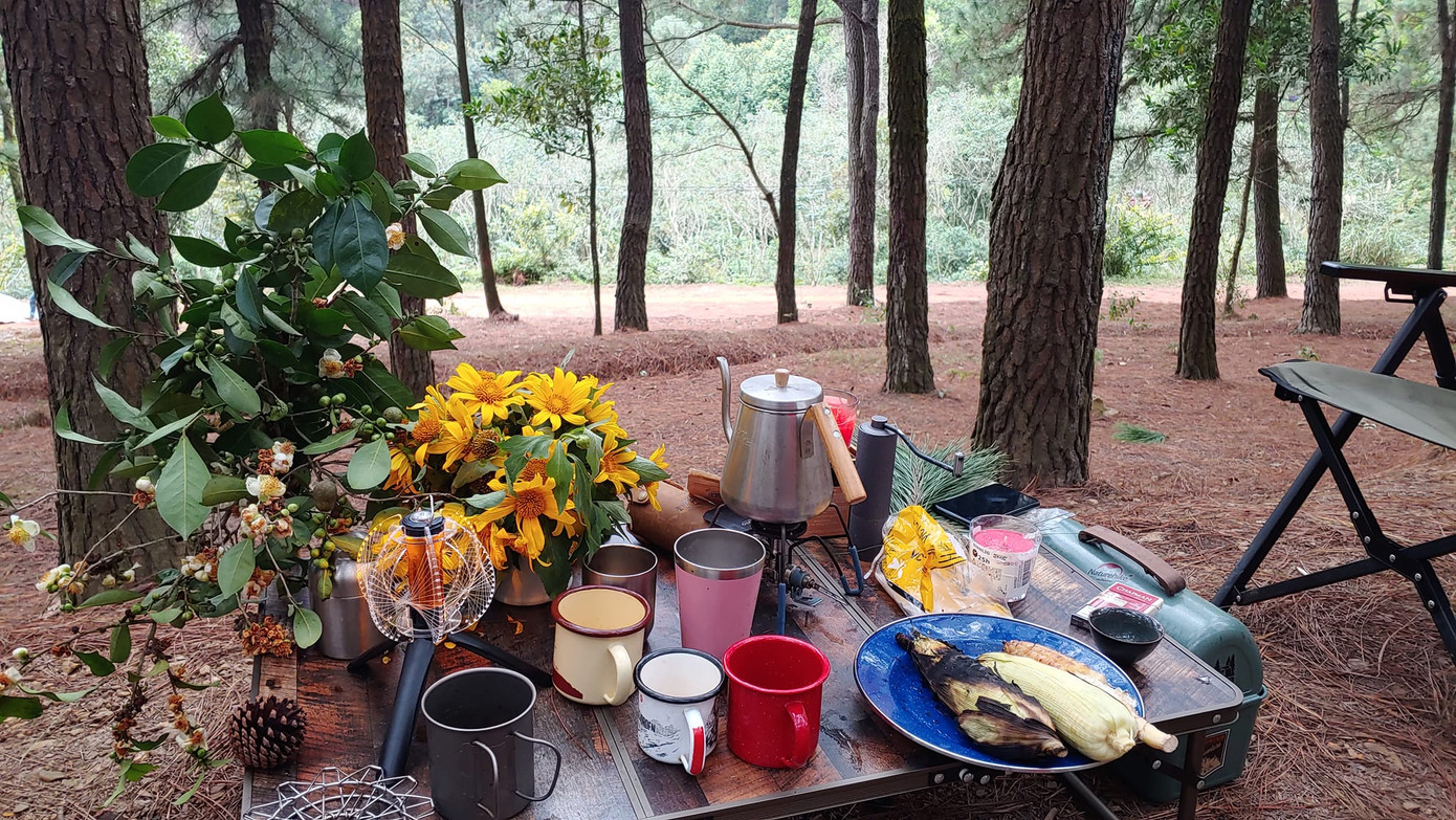 Khi đi cắm trại, mọi người sẽ tạm rời xa sự ồn ào của phố thị, của tiếng còi xe để tận hưởng không khí trong lành và những giây phút yên bình hiếm có.