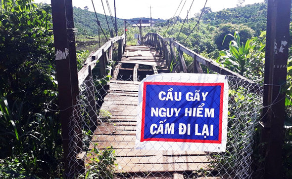 Cây cầu 'tử thần' ở vùng sâu Bảo Lâm được xây mới ảnh 1