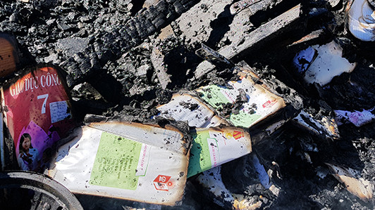 Lửa 'nuốt gọn' 4 căn nhà ở Lâm Đồng ngay ngày đầu năm ảnh 3