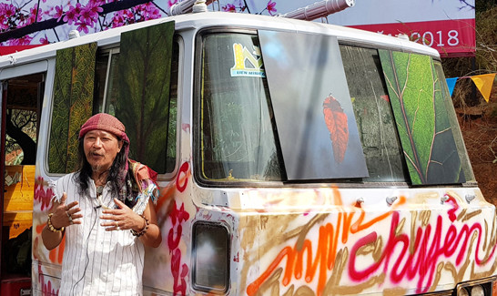 Bất ngờ triển lãm lá hoa anh đào của nghệ sĩ MPK ảnh 5