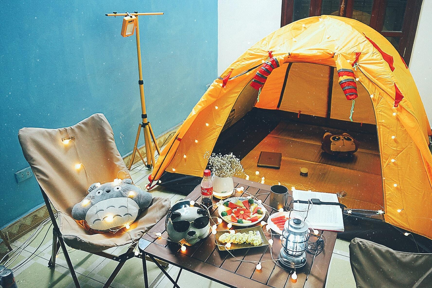 Camping tại gia cũng "đủ đầy" như ai - Ảnh: Ánh Bca Ngô Camping tại gia cũng "đủ đầy" như ai - Ảnh: Ánh Bca Ngô