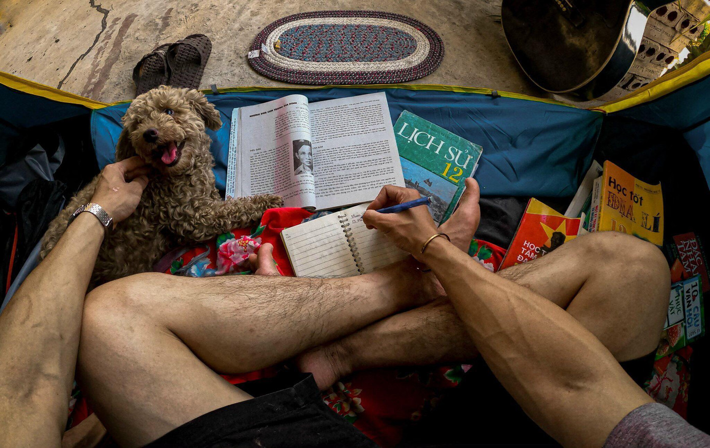 Chill chẳng kém gì một buổi camping ngoài trời - Ảnh: Đức Mạnh Chill chẳng kém gì một buổi camping ngoài trời - Ảnh: Đức Mạnh