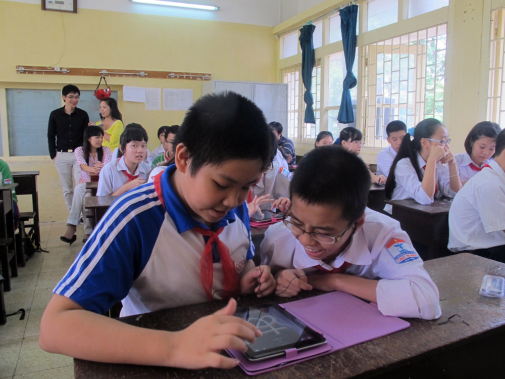 Thí điểm Classbook tại trường THCS thực nghiệm Hà Nội