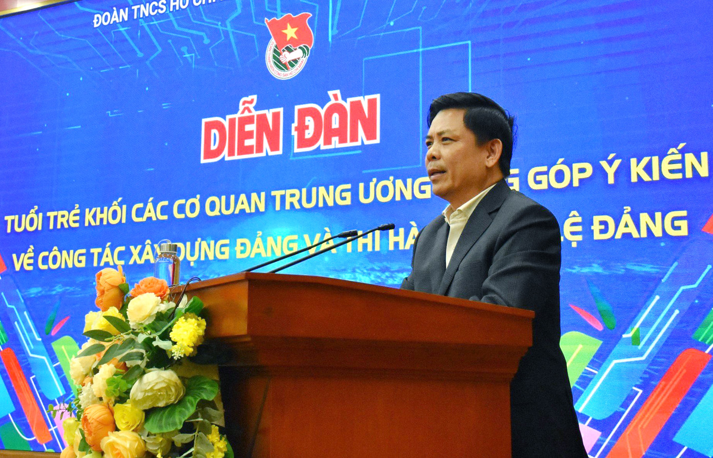 Ông Nguyễn Văn Thể phát biểu chỉ đạo tại diễn đàn. Ảnh: BTC Ông Nguyễn Văn Thể phát biểu chỉ đạo tại diễn đàn. Ảnh: BTC