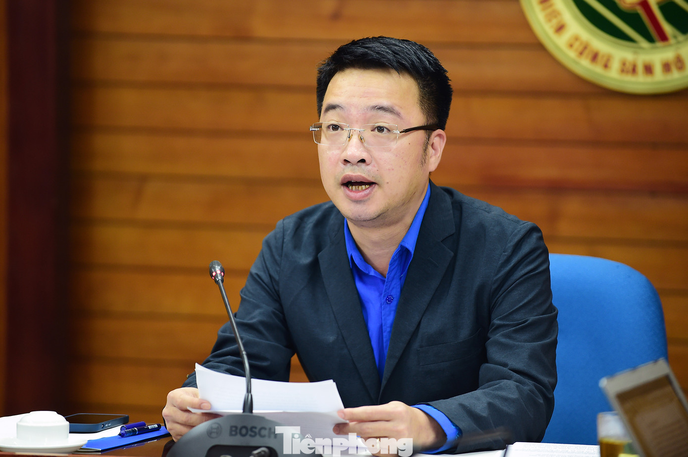 Bí thư T.Ư Đoàn Nguyễn Tường Lâm phát biểu tại chương trình. Ảnh: Xuân Tùng