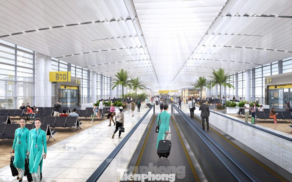 Phối cảnh nhà ga sân bay Long Thành.