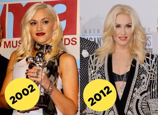 Thật khó tin rằng Gwen Stephani đã 43 tuổi mà vẫn giữ được gương mặt trẻ trung như vậy