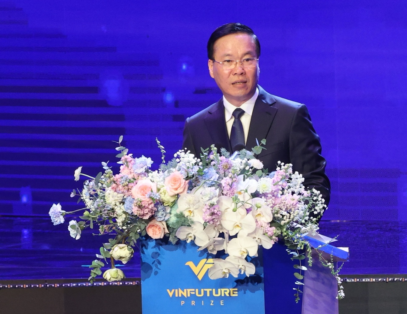 Chủ tịch nước Võ Văn Thưởng phát biểu tại lễ trao giải. Ảnh: Trọng Tài Chủ tịch nước Võ Văn Thưởng phát biểu tại lễ trao giải. Ảnh: Trọng Tài