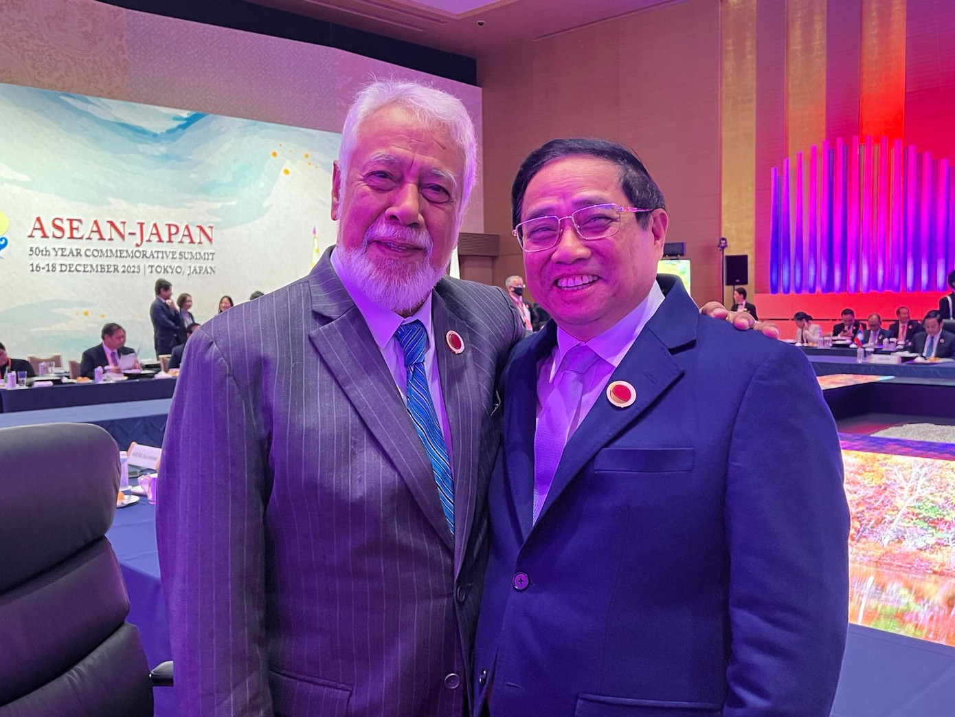 Thủ tướng Phạm Minh Chính gặp lãnh đạo các nước nhân Hội nghị cấp cao ASEAN – Nhật Bản. Thủ tướng Phạm Minh Chính gặp lãnh đạo các nước nhân Hội nghị cấp cao ASEAN – Nhật Bản.