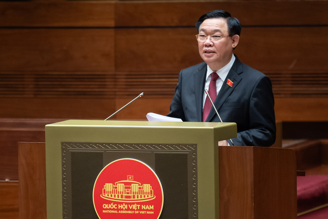 Chủ tịch Quốc hội Vương Đình Huệ.