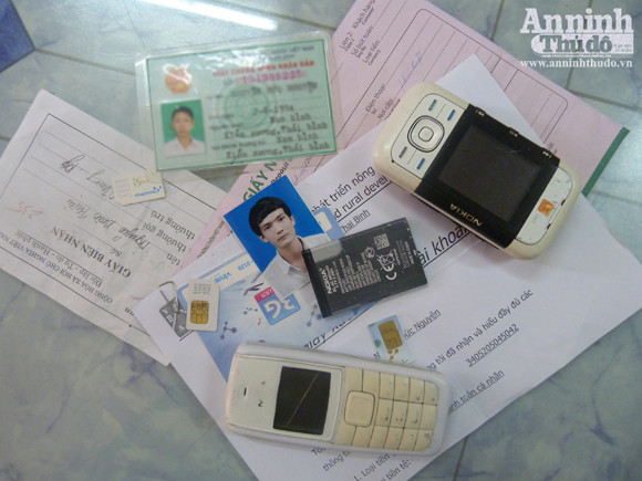 Vật chứng vụ án được cơ quan công an thu giữ