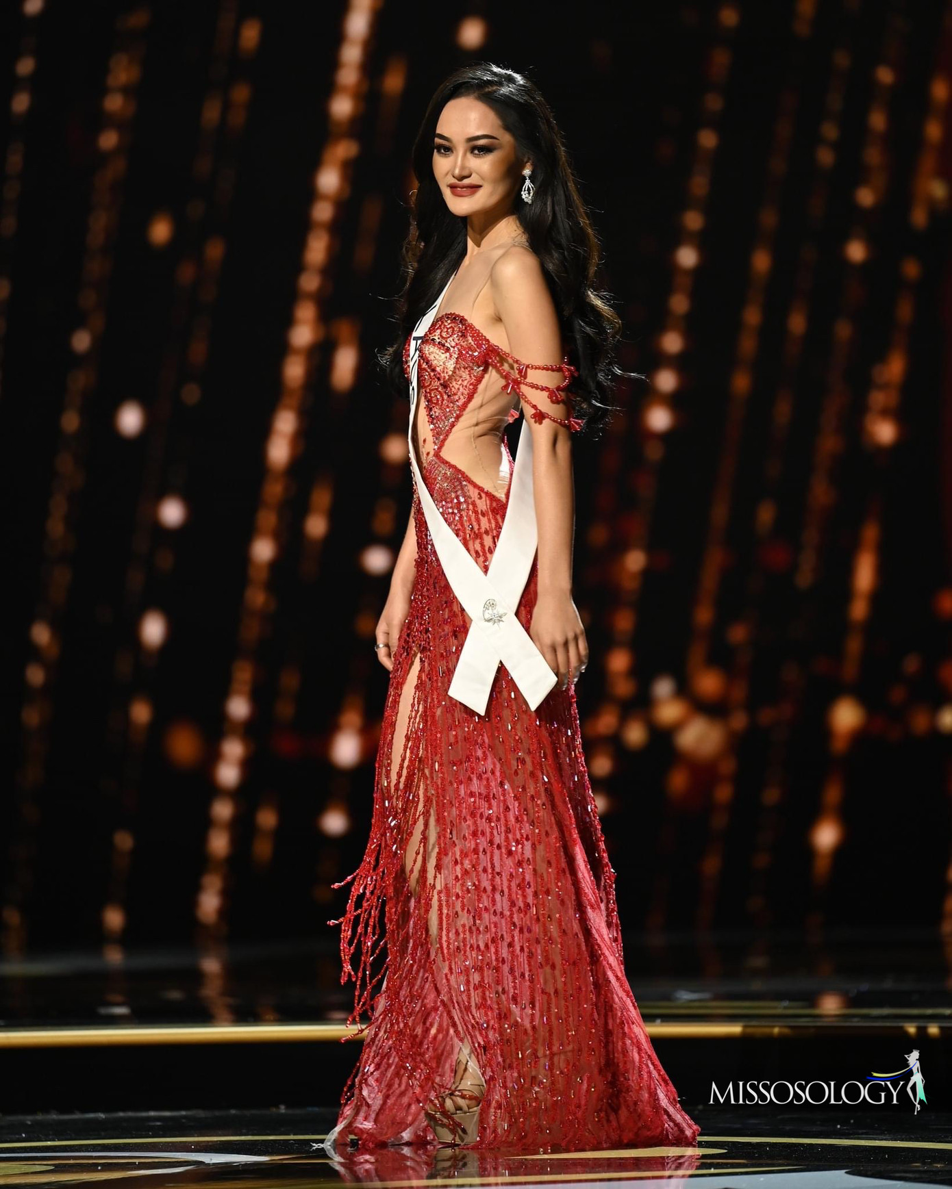 Người đẹp Lào - Payengxa Lor tại cuộc thi Hoa hậu Hoàn vũ 2022.