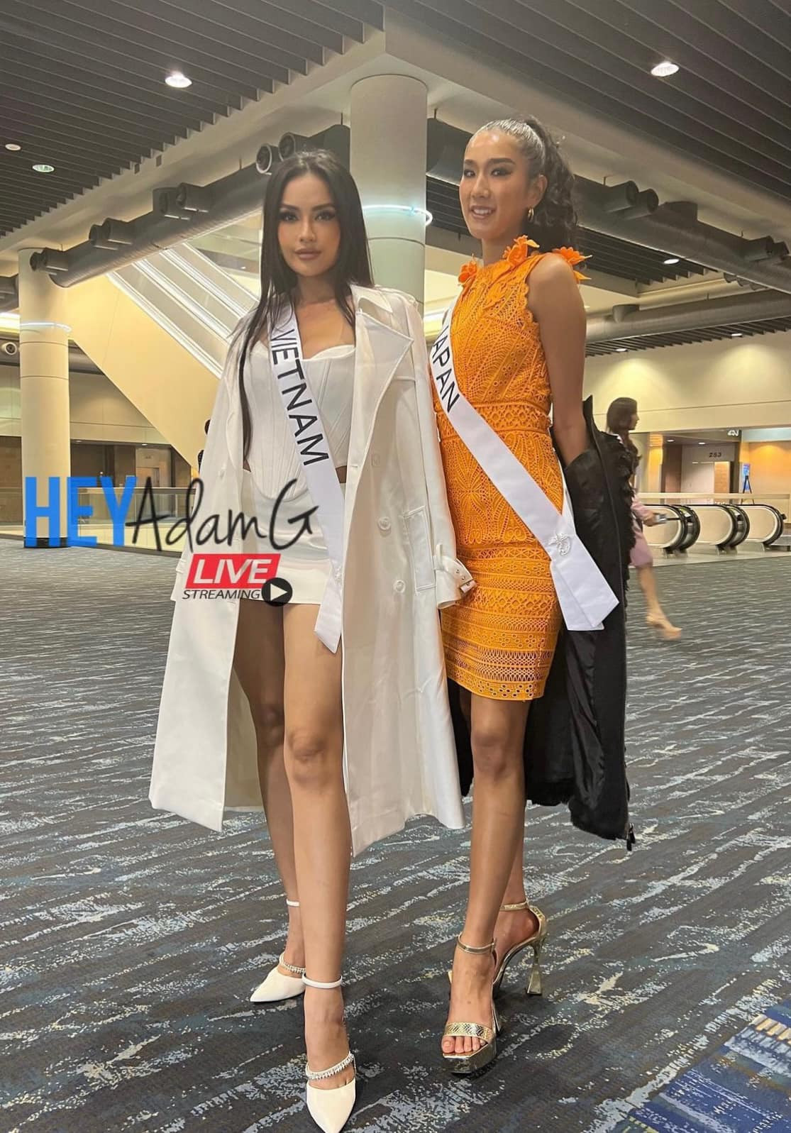 Ngày 9/1, Ngọc Châu và 83 thí sinh tham gia những hoạt động tại Miss Universe 2022. Đại diện Việt Nam mặc lại trang phục mà cô đã diện trước đó. Thiết kế bao gồm crop-top kiểu dáng corset kết hợp chân váy và áo khoác dáng dài. Mặc lại đồ nhưng Ngọc Châu vẫn được khen quyến rũ, thanh lịch.