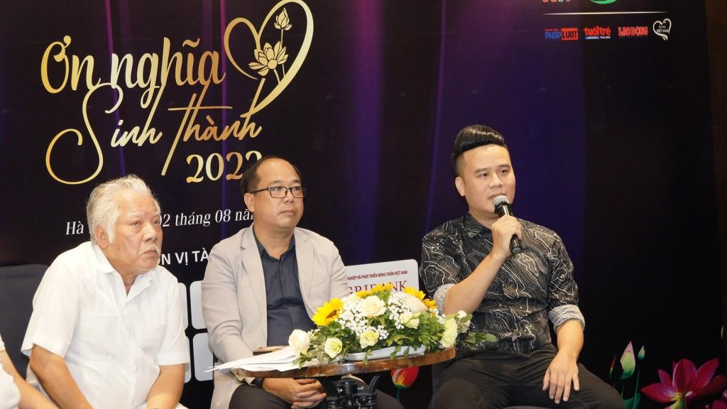 Đạo diễn Mai Thanh Tùng chia sẻ tại buổi gặp mặt báo chí