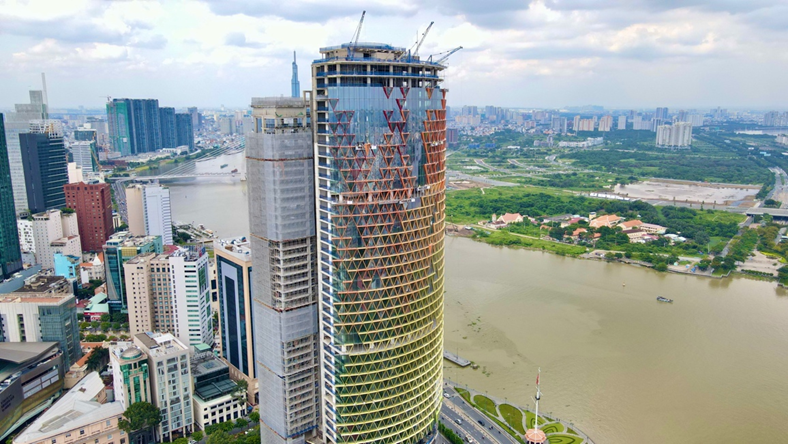 Công trình được lấy cảm hứng từ hình tượng cá chép hoá rồng, dự án được kỳ vọng tạo nên biểu tượng mới cho thành phố.