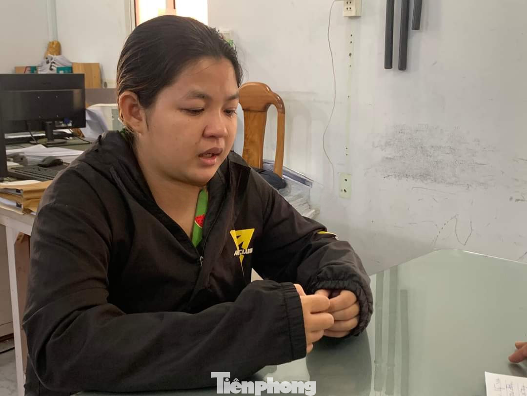 Trần Thị Ngọc Thắm tại cơ quan công an Trần Thị Ngọc Thắm tại cơ quan công an