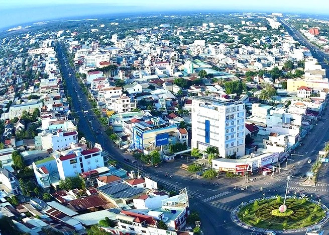 Một góc tỉnh Bình Phước nhìn từ trên cao Một góc tỉnh Bình Phước nhìn từ trên cao