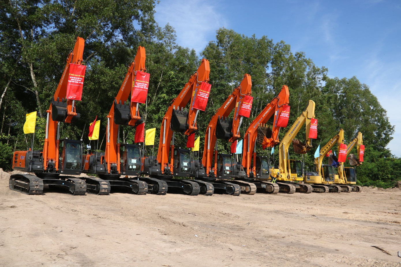 Vị trí thi công dự án tại huyện Dầu Tiếng, tỉnh Bình Dương Vị trí thi công dự án tại huyện Dầu Tiếng, tỉnh Bình Dương