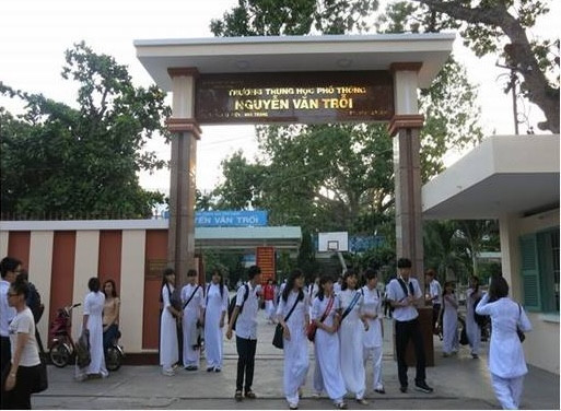 Trường THPT Nguyễn Văn Trỗi có điểm vào lớp 10 cao nhất khối không chuyên. Ảnh: T.L.