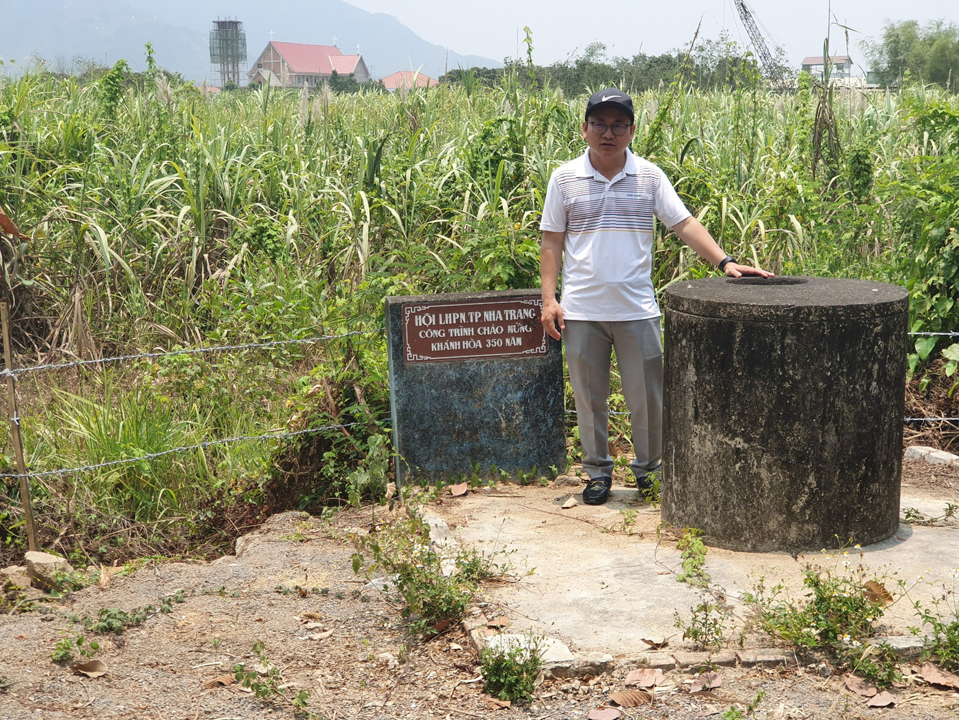 Di tích giếng nước bác sĩ Alexandre Yersin thường sử dụng tại khu vực Suối Dầu. Ảnh: L.H. Di tích giếng nước bác sĩ Alexandre Yersin thường sử dụng tại khu vực Suối Dầu. Ảnh: L.H.