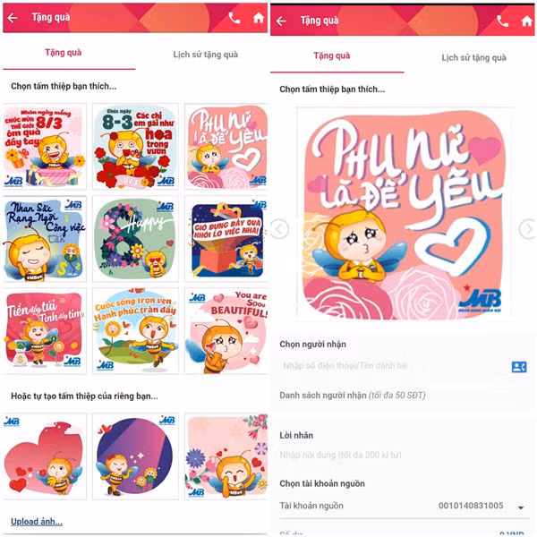 Mùng 8/3 không lo tặng quà với App Ngân Hàng MBBank ảnh 2