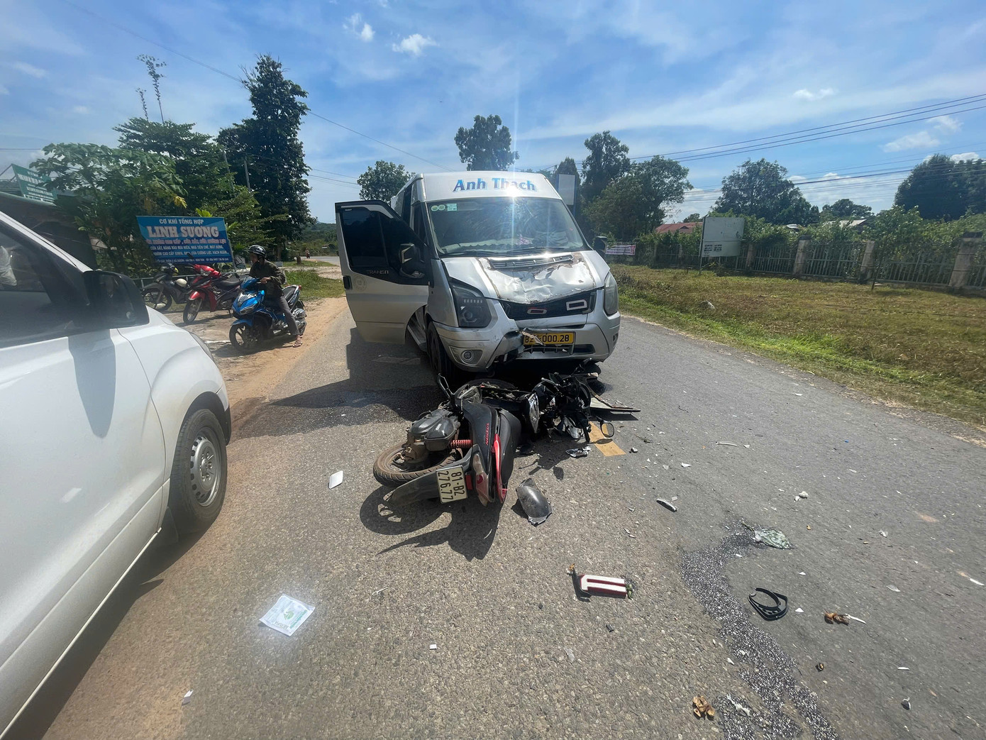 Hiện trường vụ tai nạn