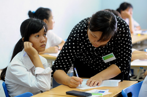 Từ 2014, việc tự tổ chức thi tuyển sinh là nhiệm vụ của các trường đại học. Ảnh: Tư liệu VNE