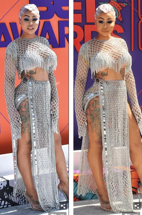 Choáng với sao mặc xuyên thấu, không nội y tại Lễ trao giải BET ảnh 3