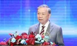 Tổng Bí thư Tô Lâm phát biểu tại buổi lễ. Ảnh: TTXVN.