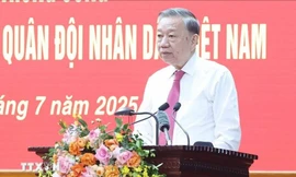 Tổng Bí thư Tô Lâm làm việc với Tổng cục Chính trị Quân đội nhân dân Việt Nam 