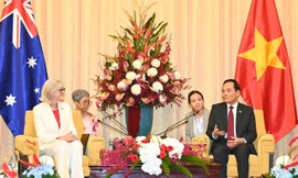 Bí thư Thành ủy TPHCM hội kiến Toàn quyền Úc Sam Mostyn