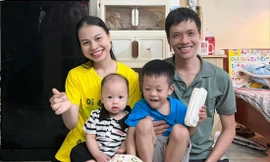 Căn phòng trọ 18m2 luôn tràn ngập nụ cười hạnh phúc của gia đình “lính chì”