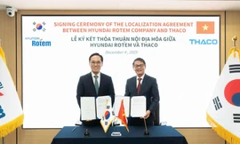 THACO ký thỏa thuận nội địa hóa với Hyundai Rotem phát triển công nghiệp đường sắt tại Việt Nam