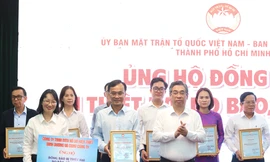 TPHCM tiếp nhận hơn 35 tỷ đồng hỗ trợ đồng bào vùng bão lũ Bắc Trung Bộ